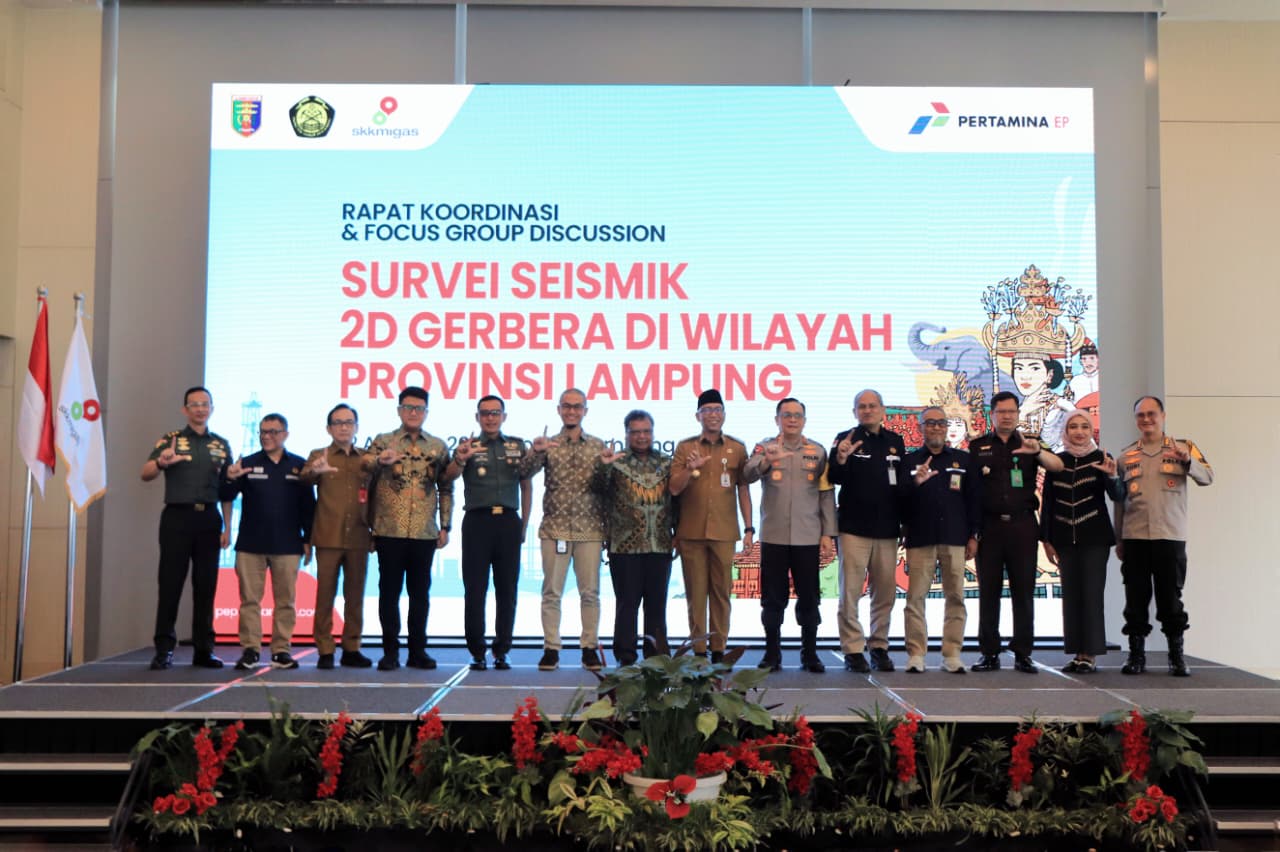 Pemprov Lampung Dukung Penuh Survei Seismik 2D untuk Perkuat Ketahanan Energi Nasional